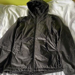 Lululemon reversible zip up jacket with hood.